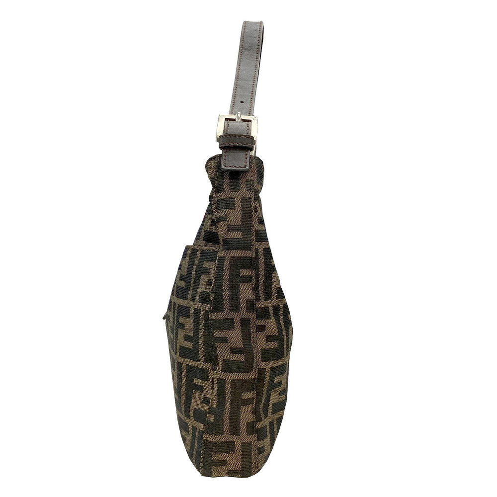 Fendi Handbag Hobo Tones Daily One Bag Brown Shoulder Zucca Mamma Bucket